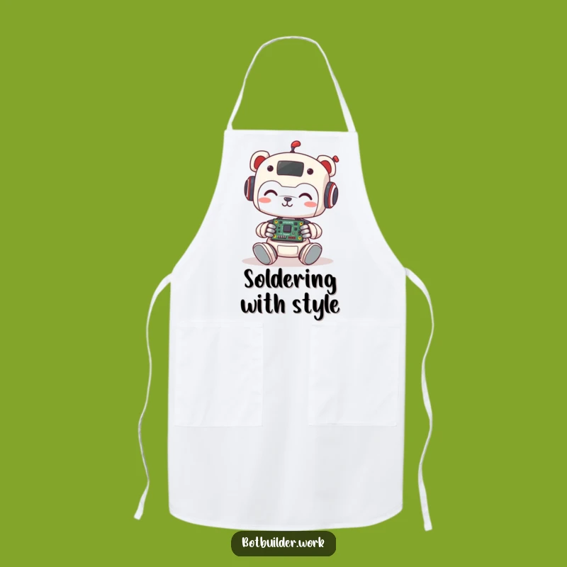Funny Robot Animal Apron: Cute Circuit Builder Kitchen Wear - Perfect Funny Gift
