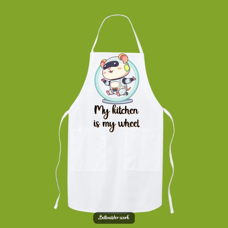 Funny Robot Hamster Apron: Cook With Diligent Humor