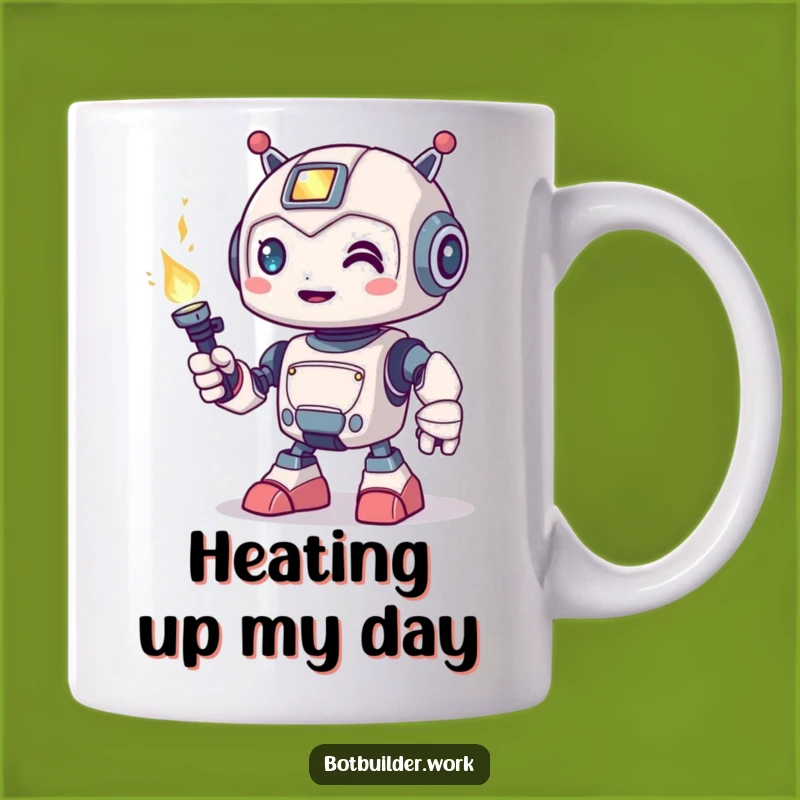 Funny Robot Welder Mug: Cute Fix-It Critter Gift - Perfect Funny Gift