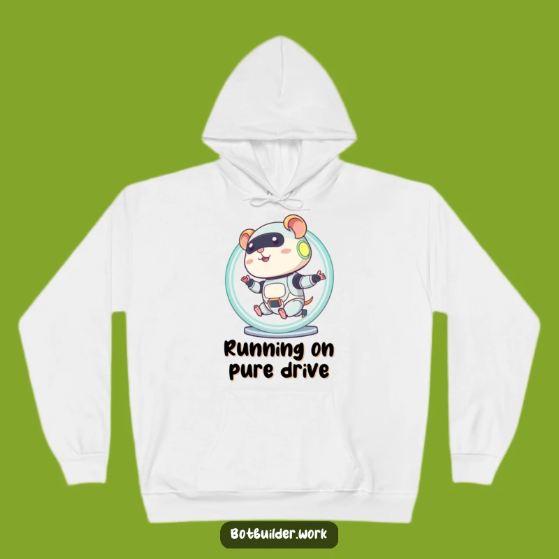 Cozy Funny Robot Hamster Hoodie: Warmth and Humor for the Persistent