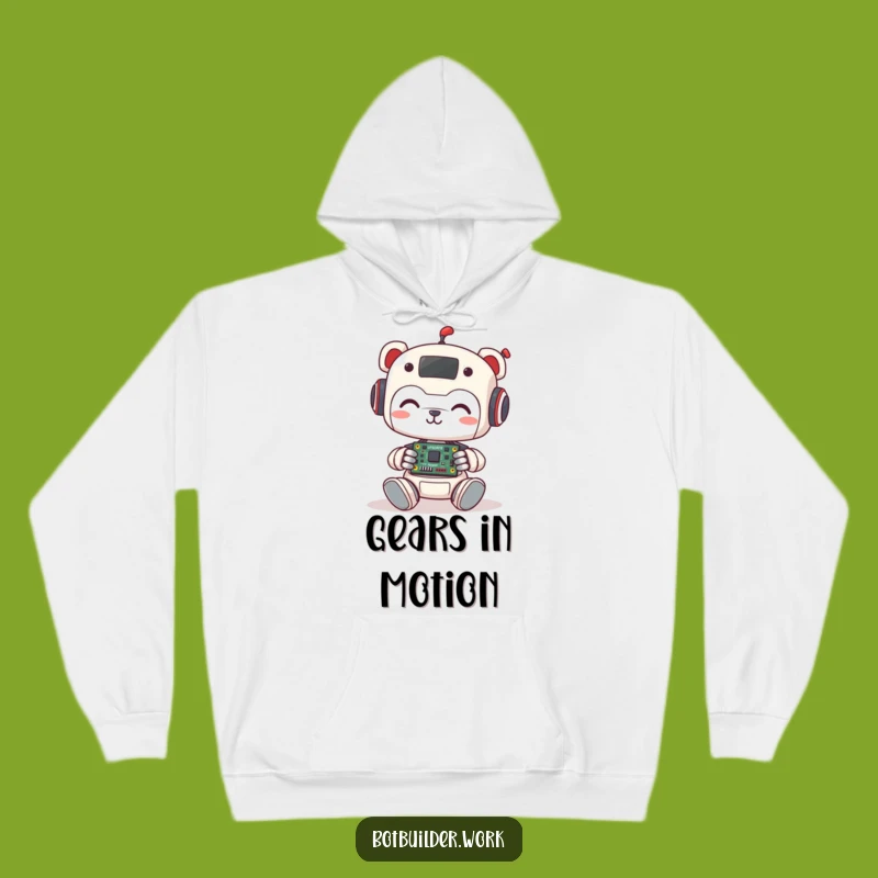 Funny Robot Animal Hoodie: Cozy Circuit Builder Sweatshirt - Great Funny Gift