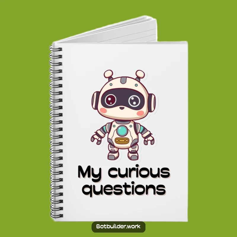 Funny Robot Curious Notebook: Gears Journal - Ideal Funny Gift
