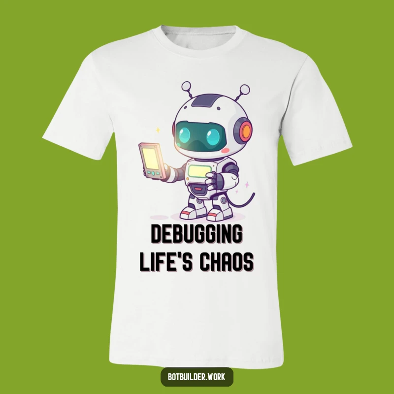Funny Robot Programmer T-Shirt: Enthusiastic Coder Tee - Ideal Funny Gift